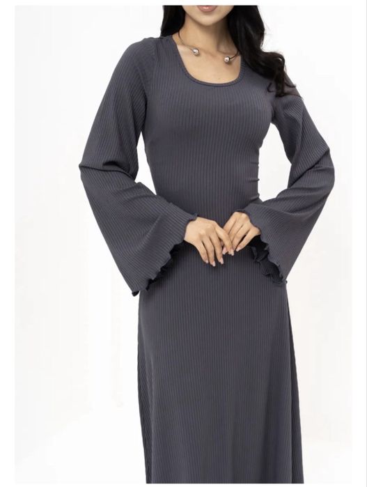 Платья повседневная серый