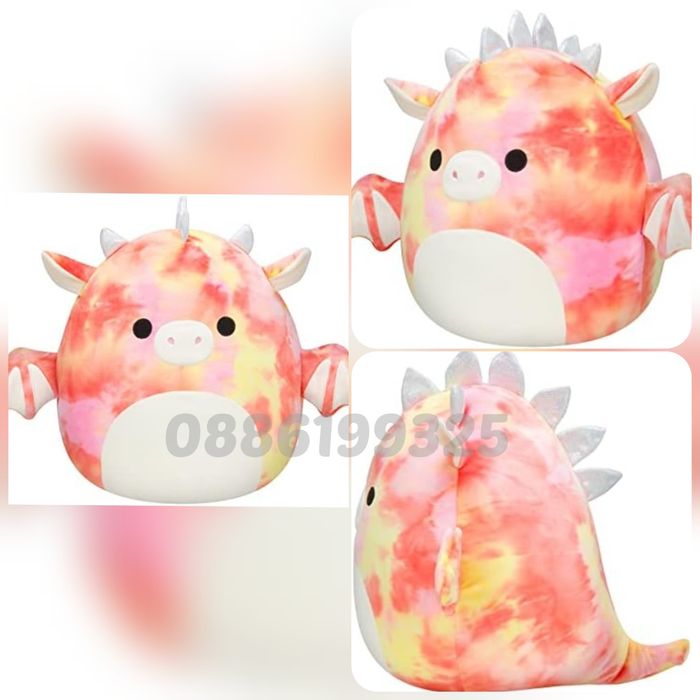 Голяма плюшена играчка Скуиши, Плюшена играчка Възглавница/ Пуф Емоджи