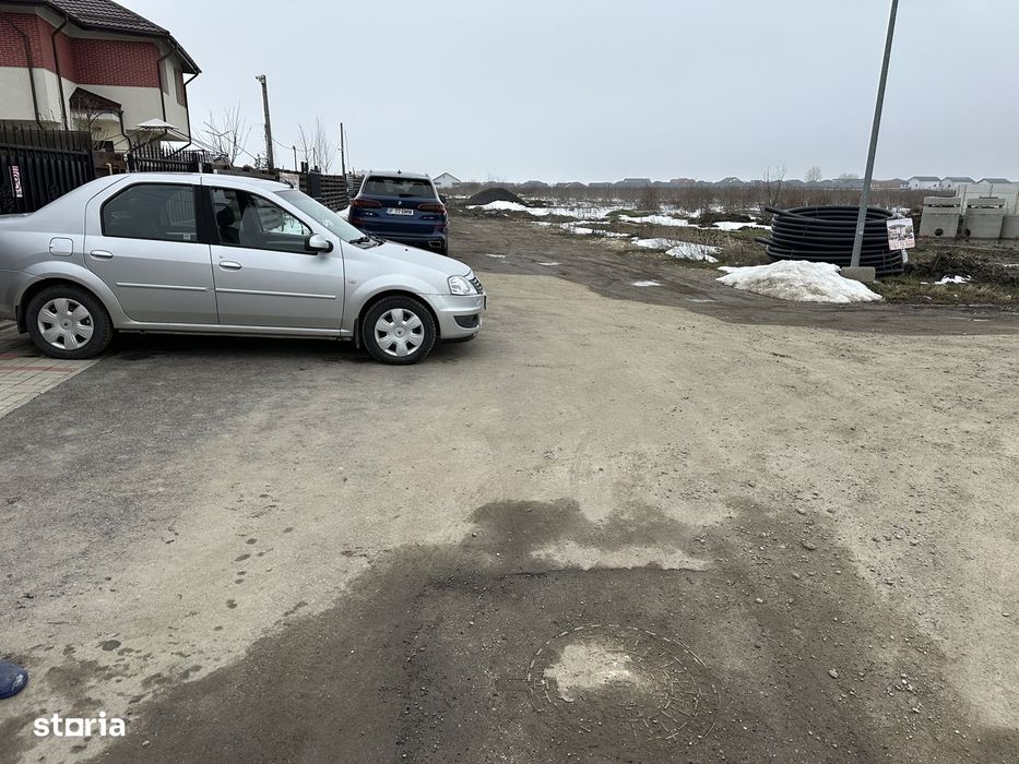 Teren Bragadiru strada asfaltată