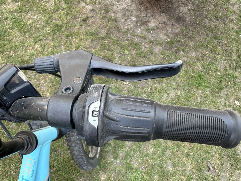 Bicicleta copii Rockrider, 20 inch, albastra