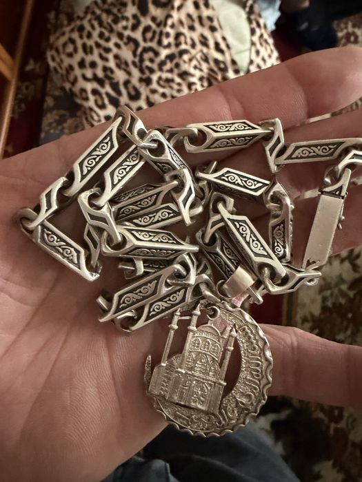 Серебро кумуш тросс мощный 147 грамм