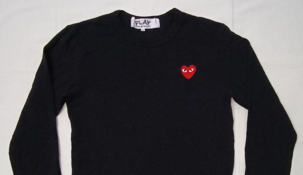 Comme des Garcons Play Long Sleeve оригинална блуза S памучна фланелка
