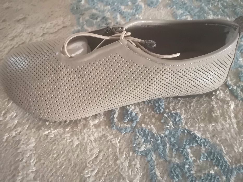 Балетки из натуральной кожи