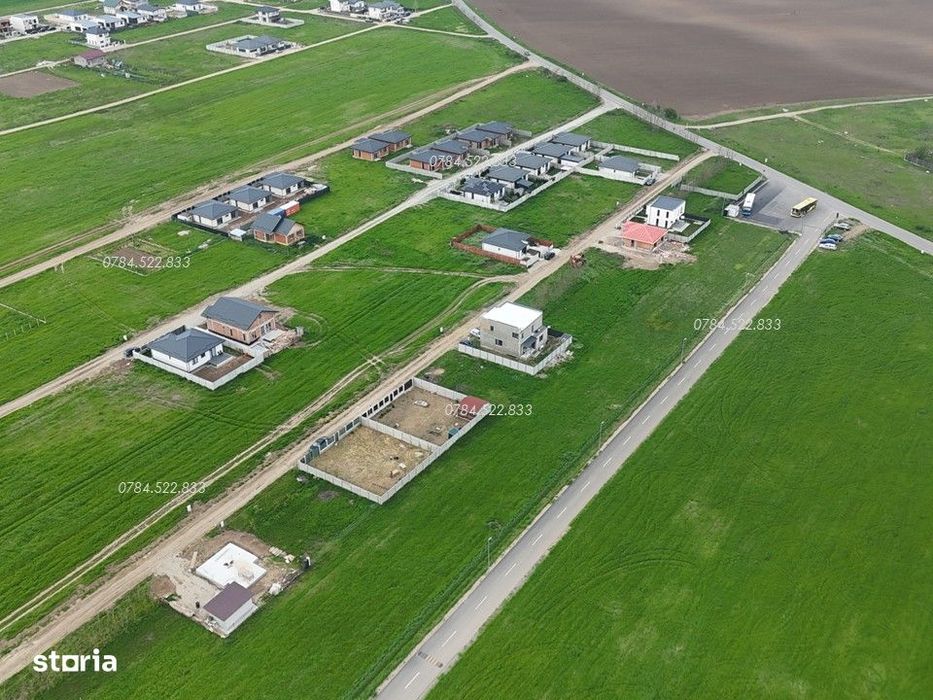 Teren intravilan 504 mp Berceni Ilfov – utilități, aproape de șosea