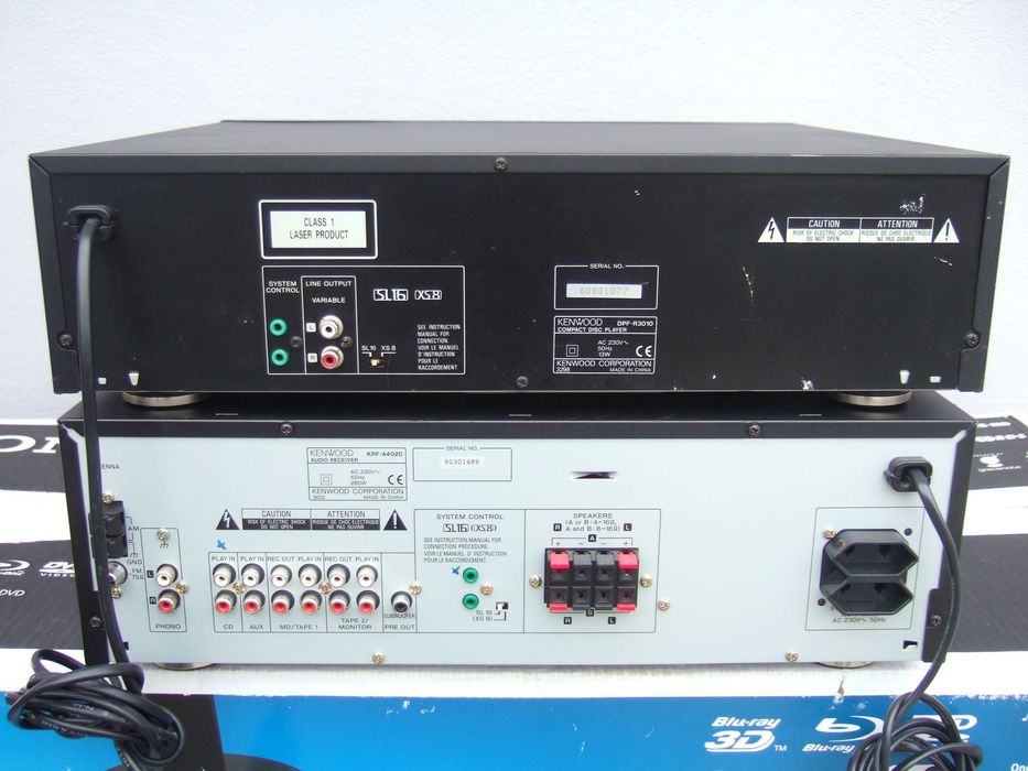 Linie audio Kenwood. Receiver Si Cd player .