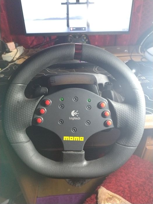 Volan Logitech mono racing cu force feedback cu pedale