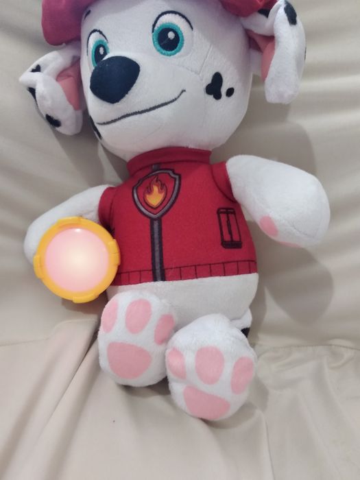 Плюшена играчка с фенерче и звук Paw Patrol Marshall