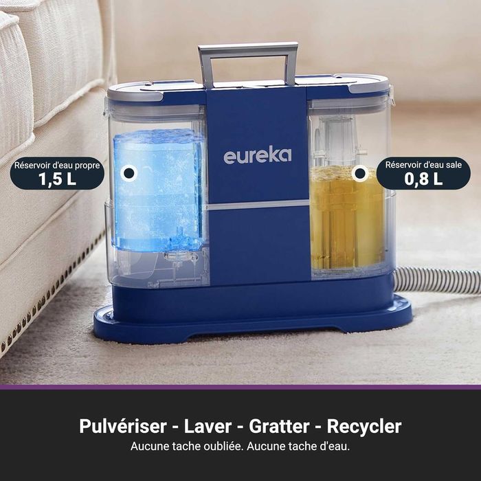 Перяща прахосмукачка Eureka NEY100 12500Pa 1.5L 400W диван килим кола