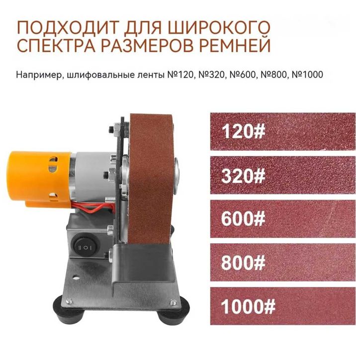 Мини гриндер ленточный