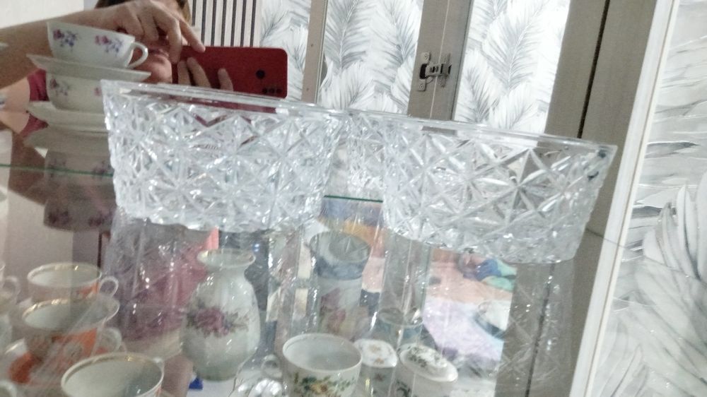 Продам вазочки советские, хрустальные.