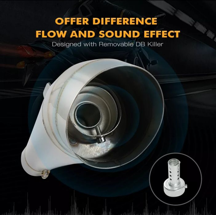 Evacuare moto cromat inox toba finala esapament ATV motocicleta ars