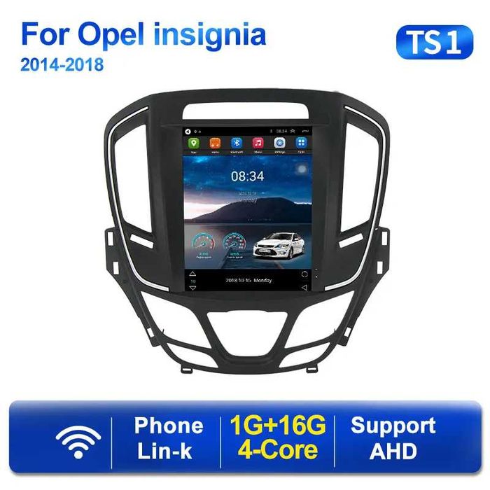 Navigatie Android TESLA Opel Insignia 2014-18 1/6 Gb Ram Waze  +CAMERA
