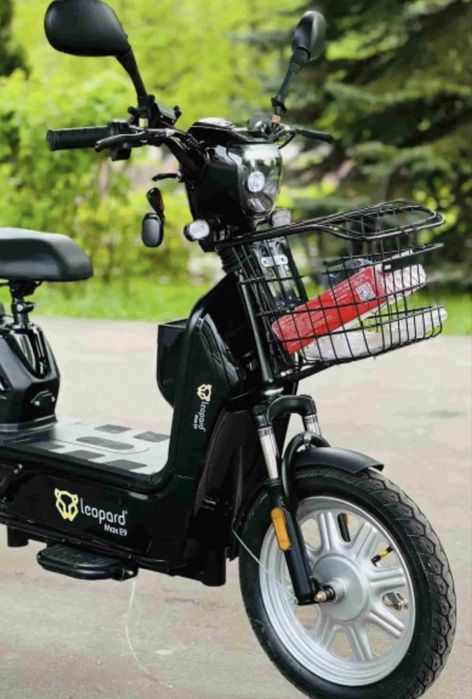 Электровелосипед Leopard MAX E8 16 дюйм 2024 XL черный