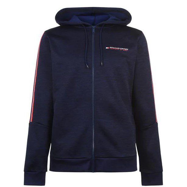 Tommy Hilfiger Sport Tape Zip Hoodie суичър S размер