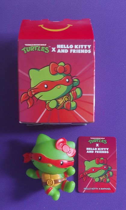 McDonalds toy - Hello Kitty x Ninja Turtle 1