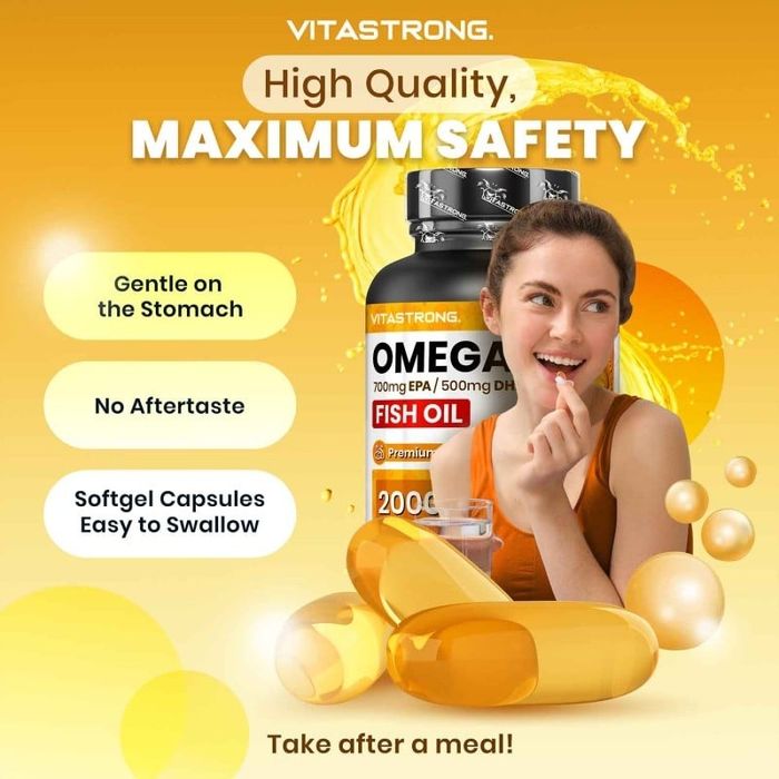 Omega 3 premium 2000 mg concentrație ridicata de EPA si DHA