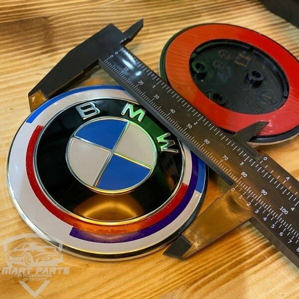 Юбилейни алуминиеви емблеми Бмв за F и E серия F10 F07 F30 E60 E90 Е46