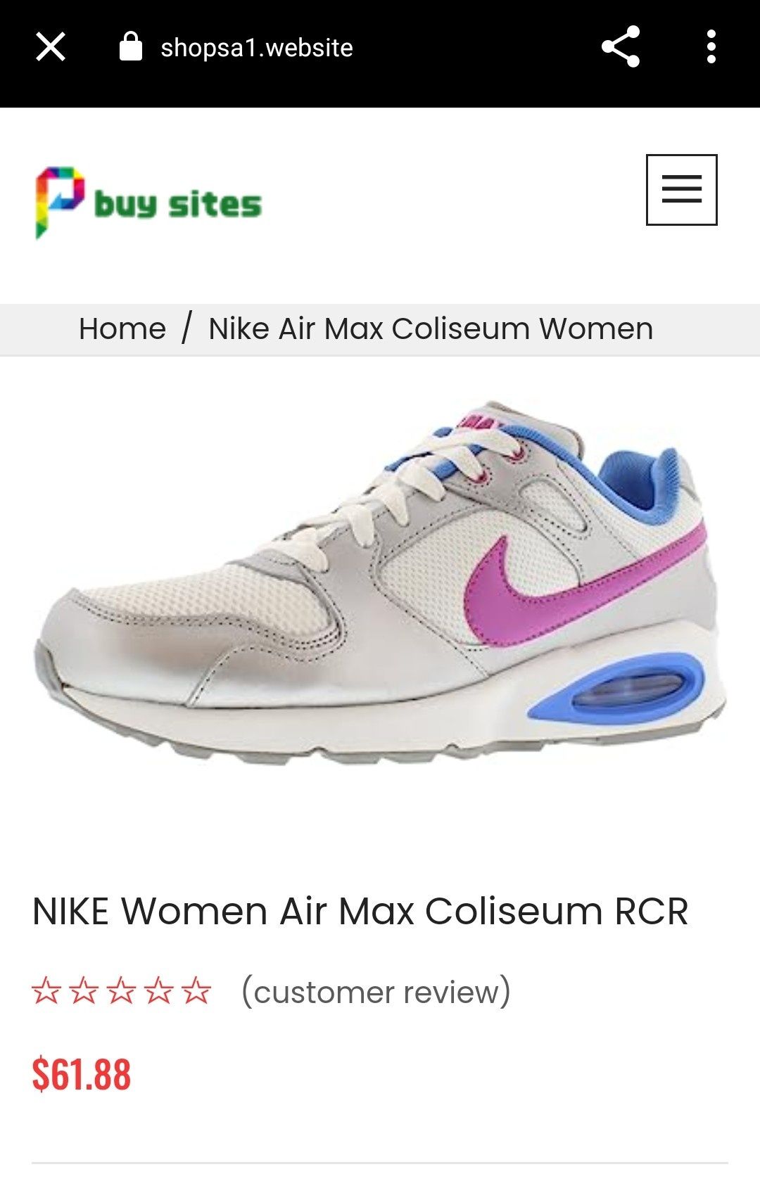 Nike air 2024 max coliseum women