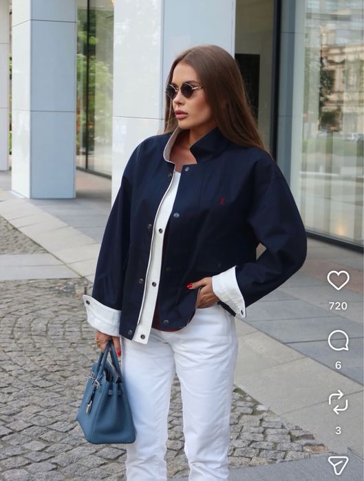 Двустранно дамско яке YSL