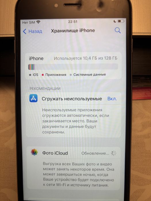 Iphone 6s plus 128gb серый