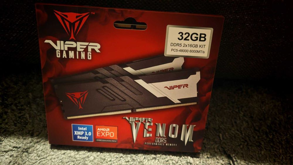 Рам памет Patriot Viper VENOM 2x16GB 32GB DDR5 6000Mhz CL30