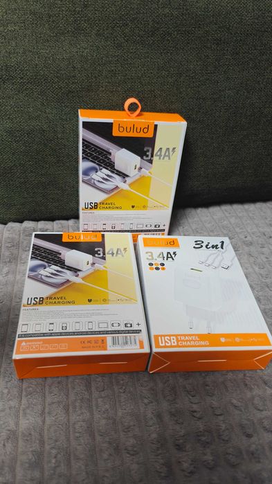 Încărcător de Rețea, 3 Porturi USB