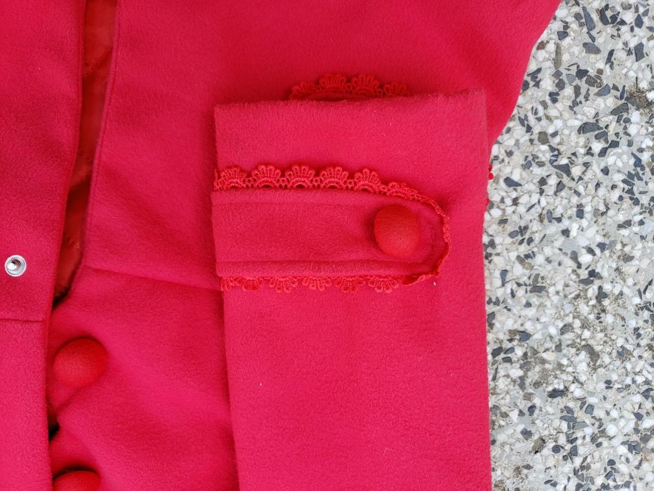 Разкошно палто за момиченце, ръст  150см