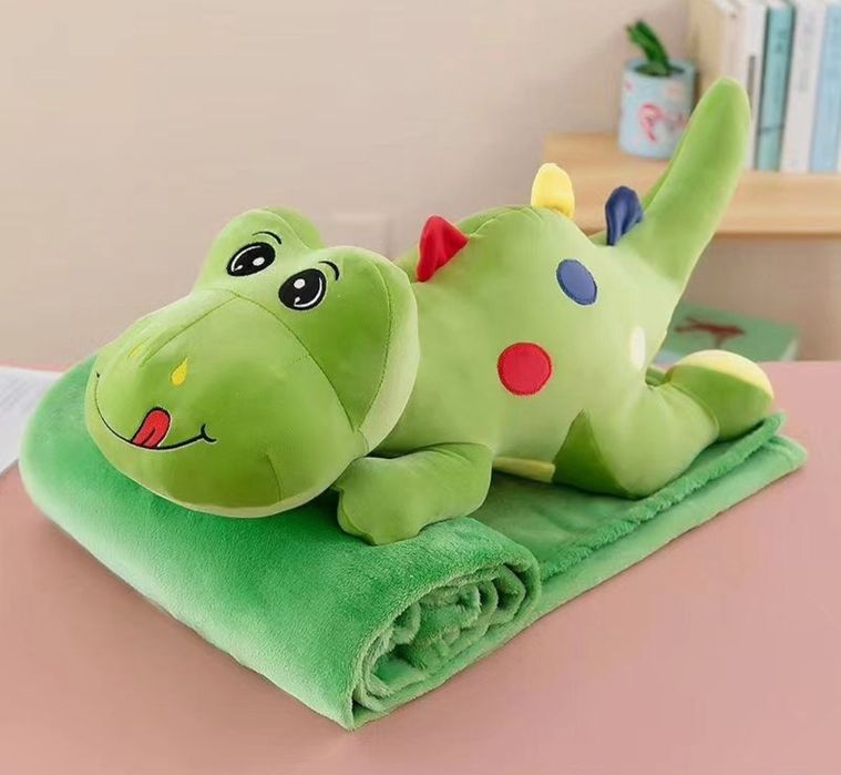 Мягкая игрушка и плед для детей