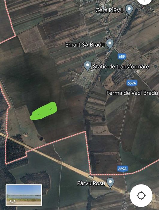 Vand teren extravilan comuna Bradu, Arges