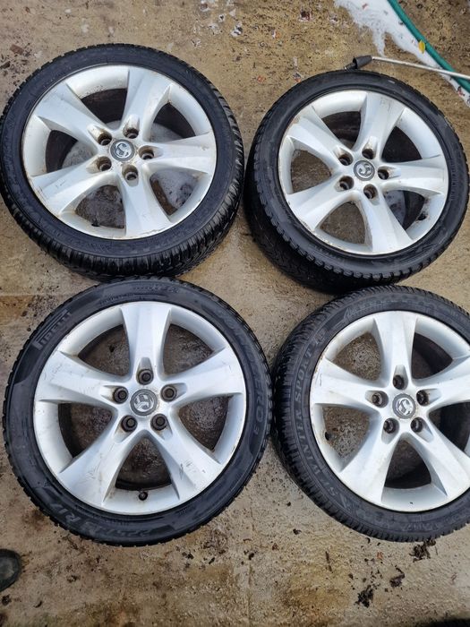 Jante aluminiu  cu cauciucuri M+S 225/45/17 Opel insignia A 5×120