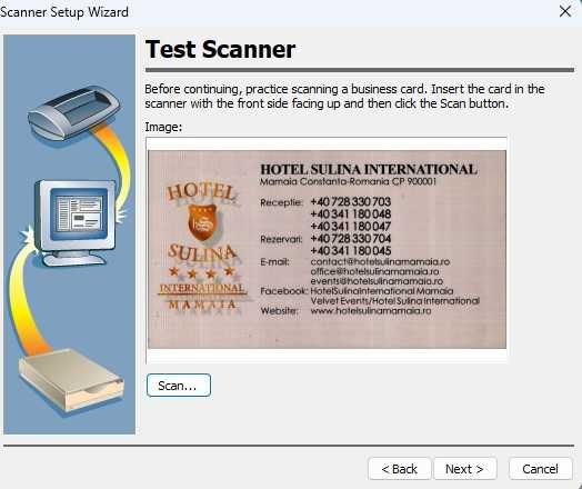 Sanford CardScan 800c USB Business Card Scanner