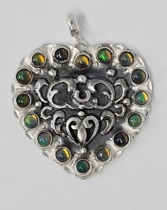 Pandantiv inima, Ag 925