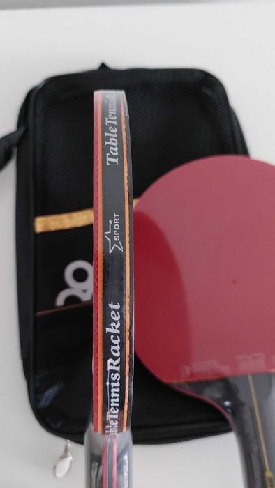 Хилки 2бр за тенис на маса 6 звезди + калъф за тях, дълги дръжки, НОВИ