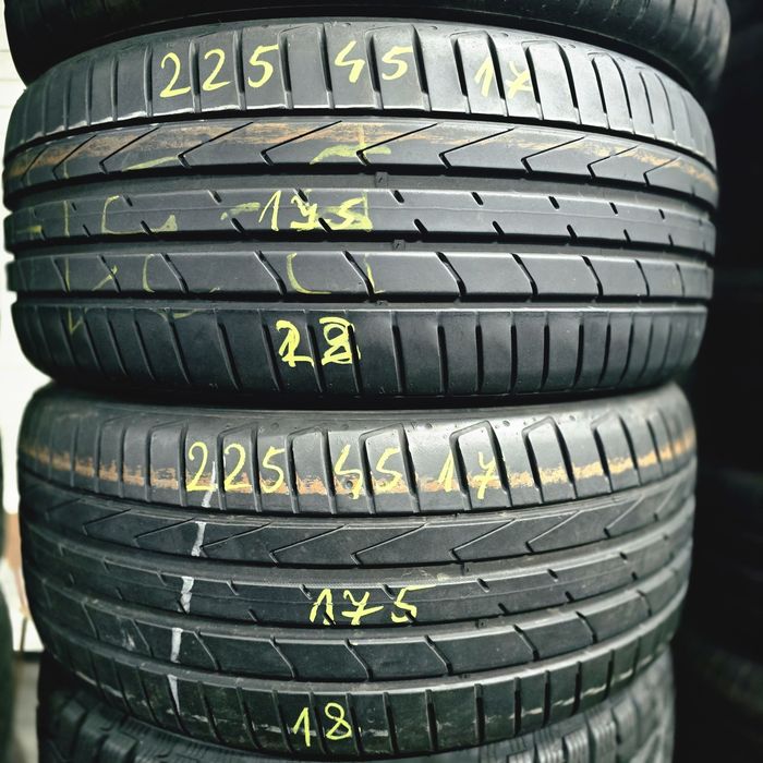 2x 225/45/17 VARA HANKOOK 2018 Stare excelentă