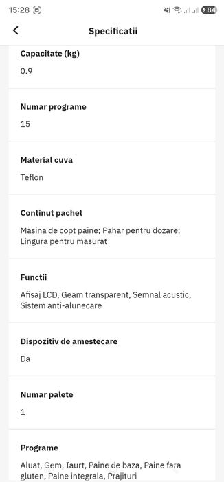 Masina de copt paine GORENJE BM910WII