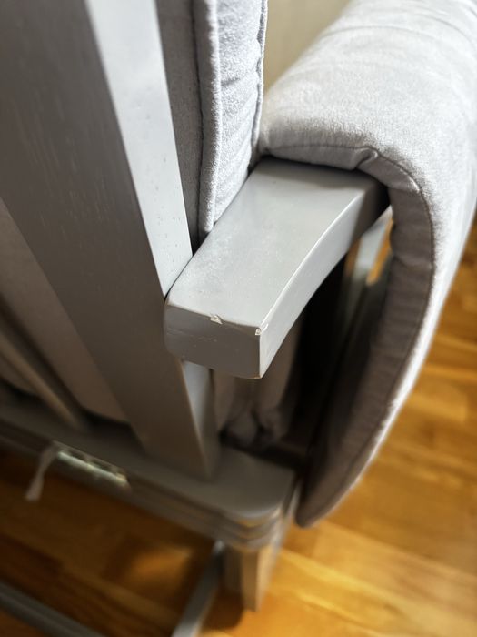 Fotoliu reglabil alaptare ONINO cu suport picioare