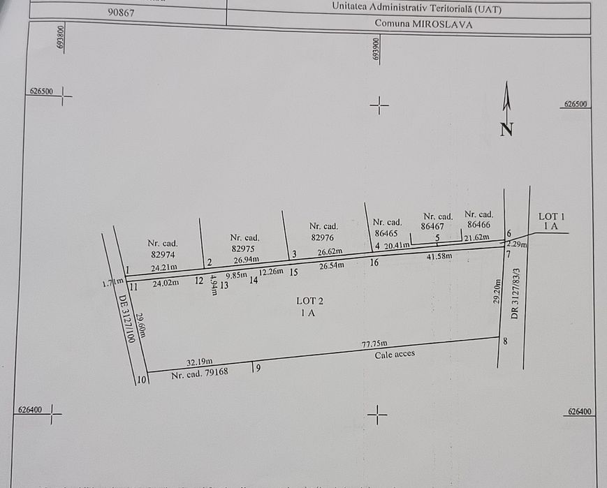 Teren intravilan Horpaz , Miroslava
