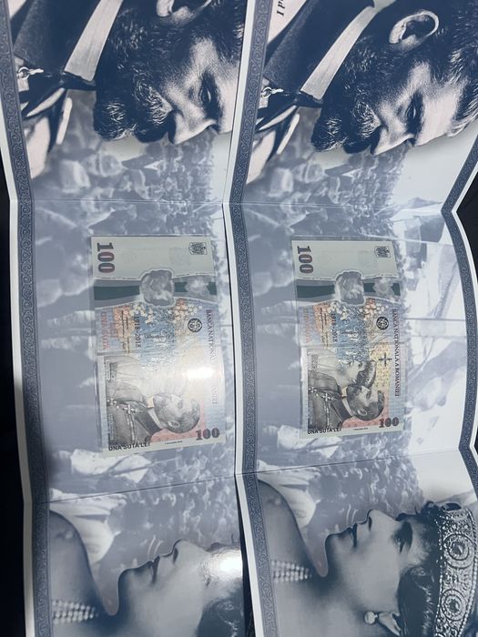 2 x Bancnota Centenar 100 lei 2018