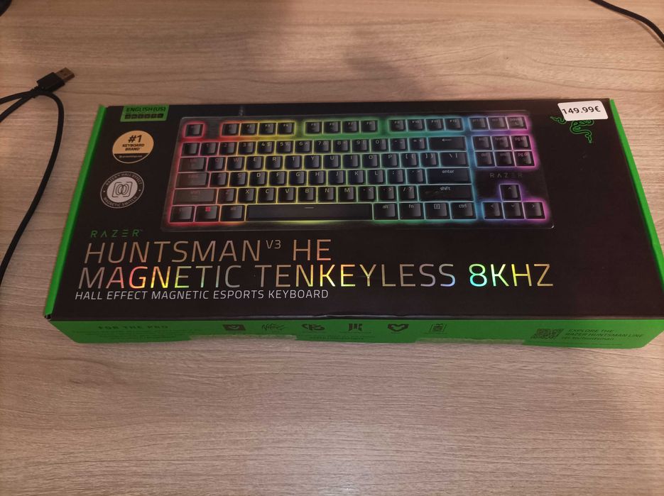 Клавиатура Razer Huntsman V3 HE Magnetic TKL 8khz