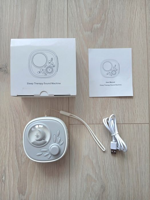 Преносим уред за бял шум EasySleep, 18 вида звуци, Сензор за звук, При