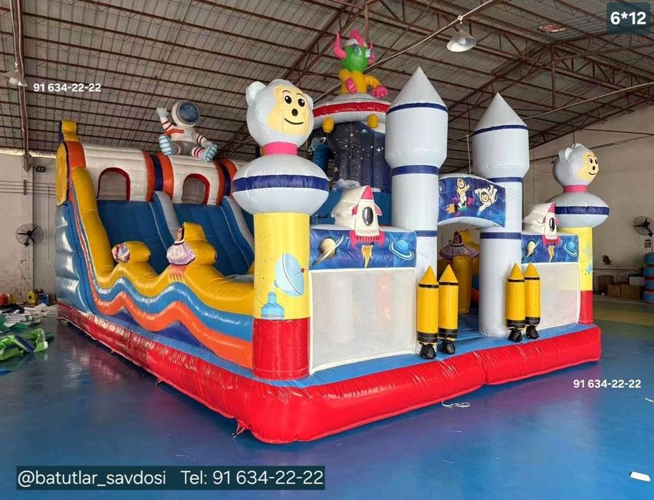 Batut, Батуты, Надувной батут, Atraksion, Аттракцион sotiladi