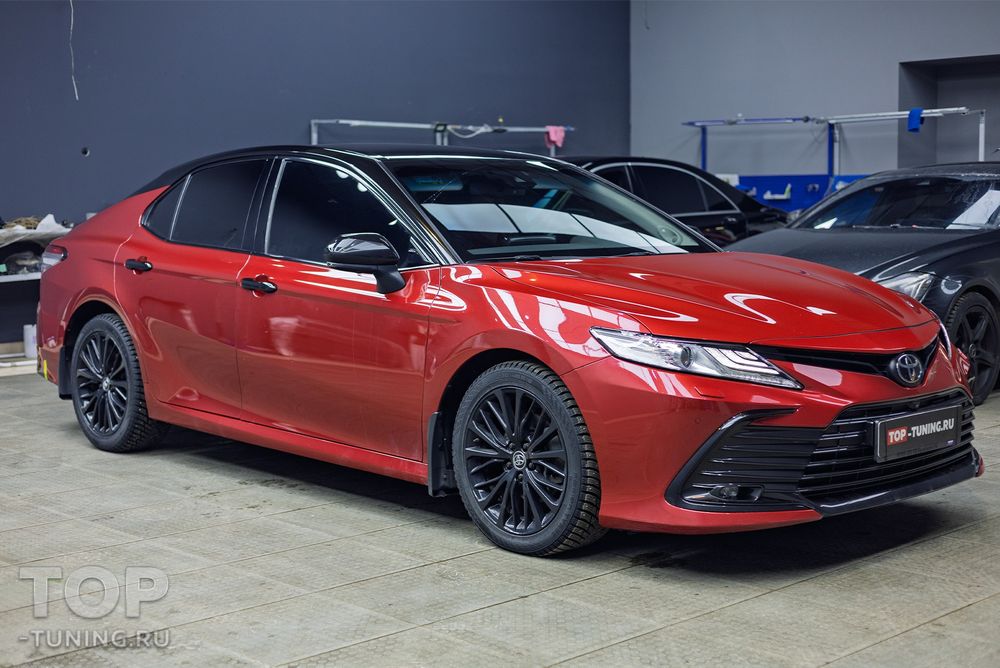Toyota camry 75 передний бампер