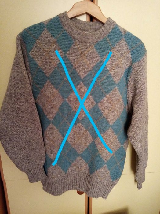 Мъжки пуловери 100% вълна.