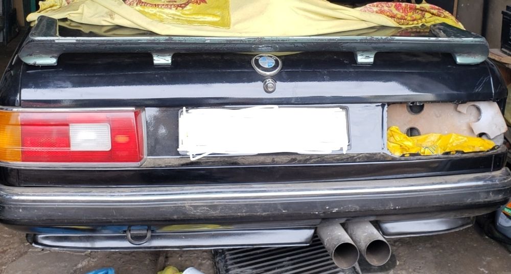 Спойлер ZENDER / AC Schnitzer BMW 7series  E23 Bakspoiler Original