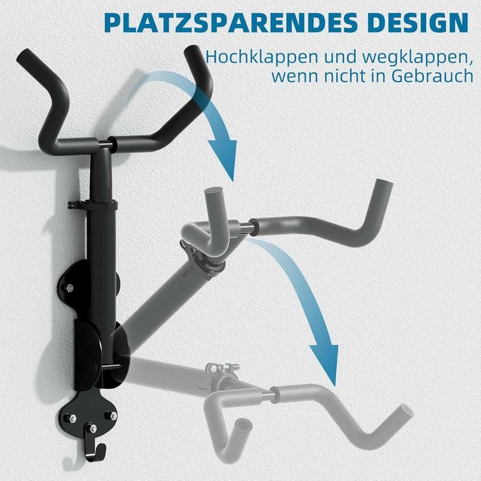 Suport perete bicicleta, unelte WheelHub, 30kg