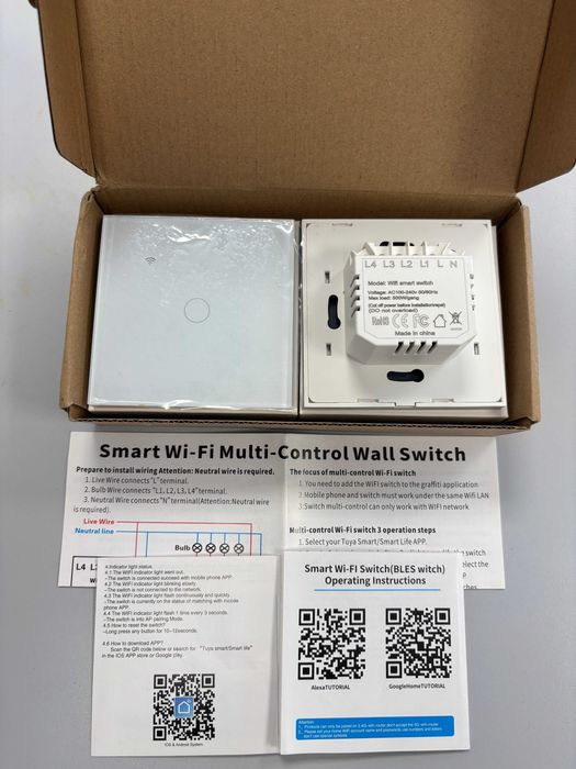Intrerupator Cap Scara WIFI Switch Tuya