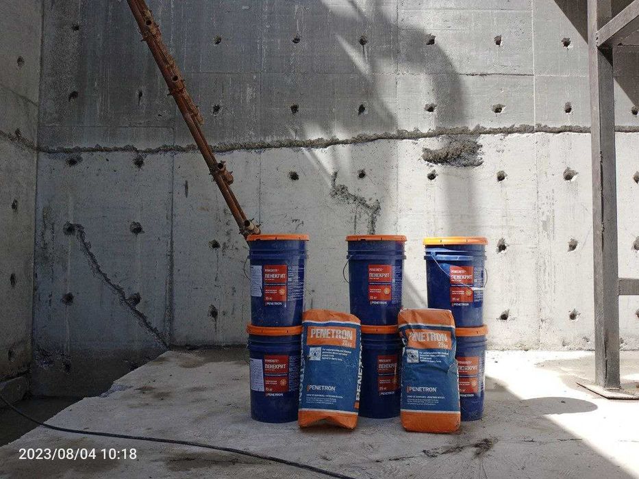 Гидроизоляция фундамента подвала швы бетона перекрытий стен цоколей