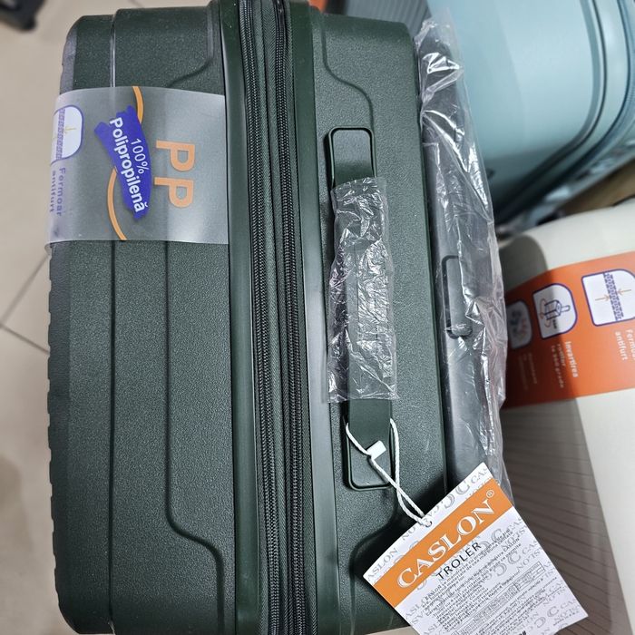 NOU Troler 65cm, verde army, polipropilenă 100%