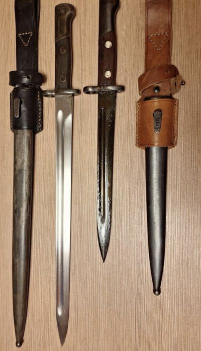 Чисто Нов комплект щикове за Сръбски Маузер с лопуси от телешки бокс