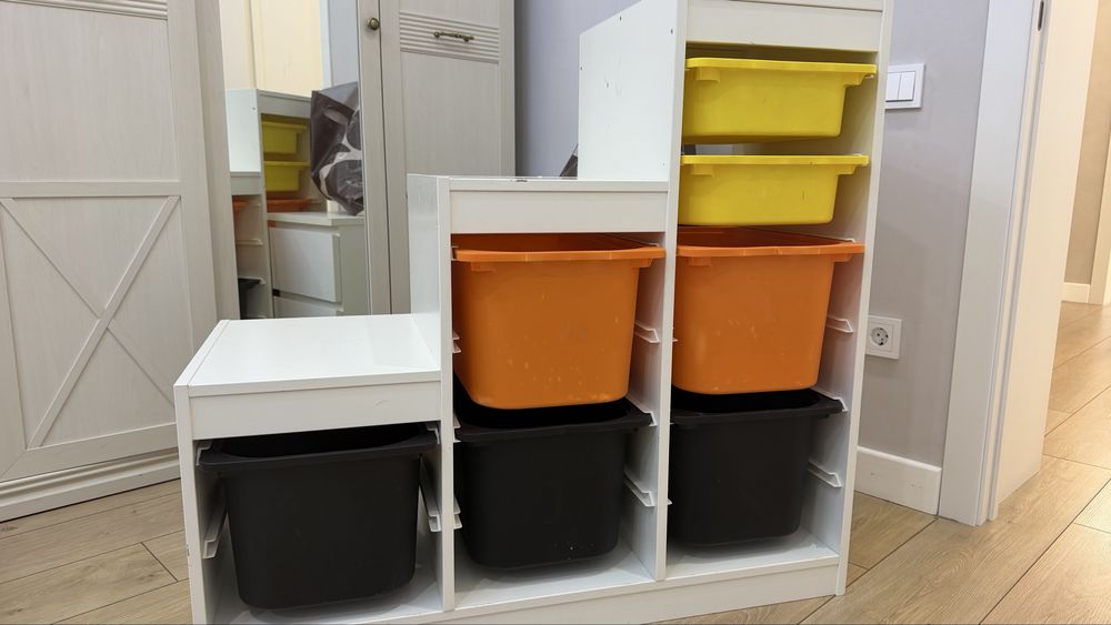 Продам этажерку с ящиками для игрушек, Ikea